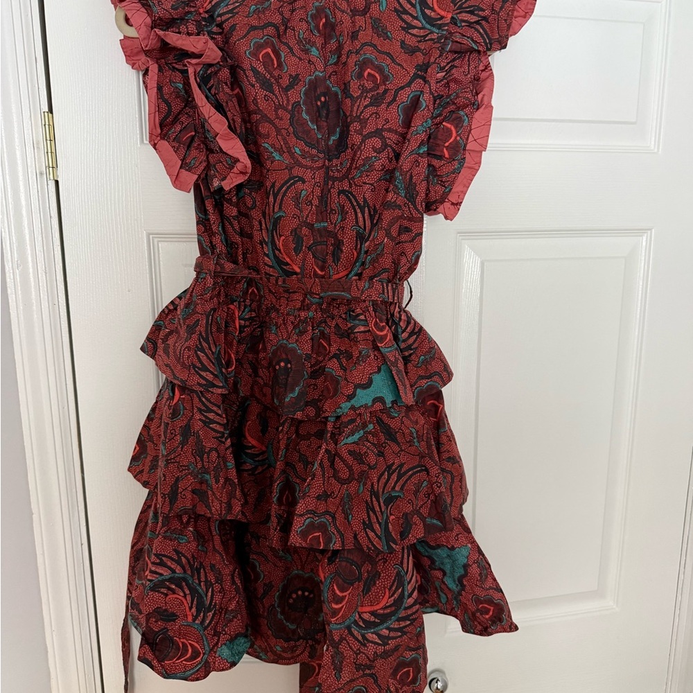 Ulla Johnson Dress - Red and Teal Floral